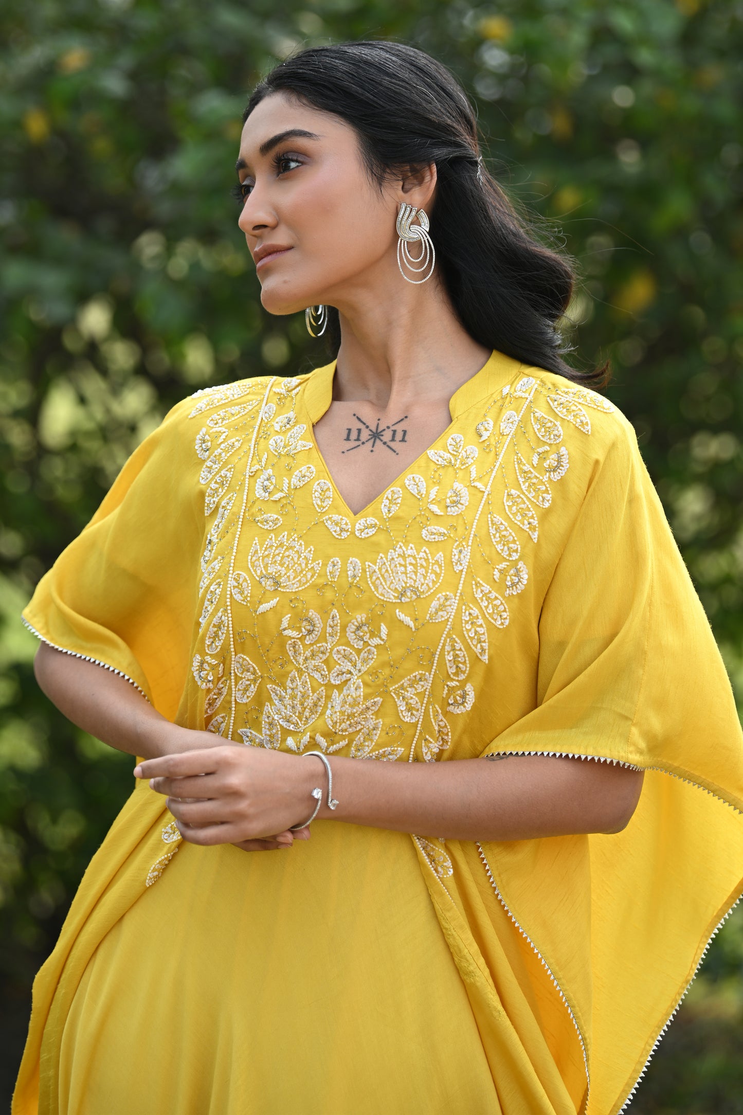 INDOWESTERN KAFTAN GOWN