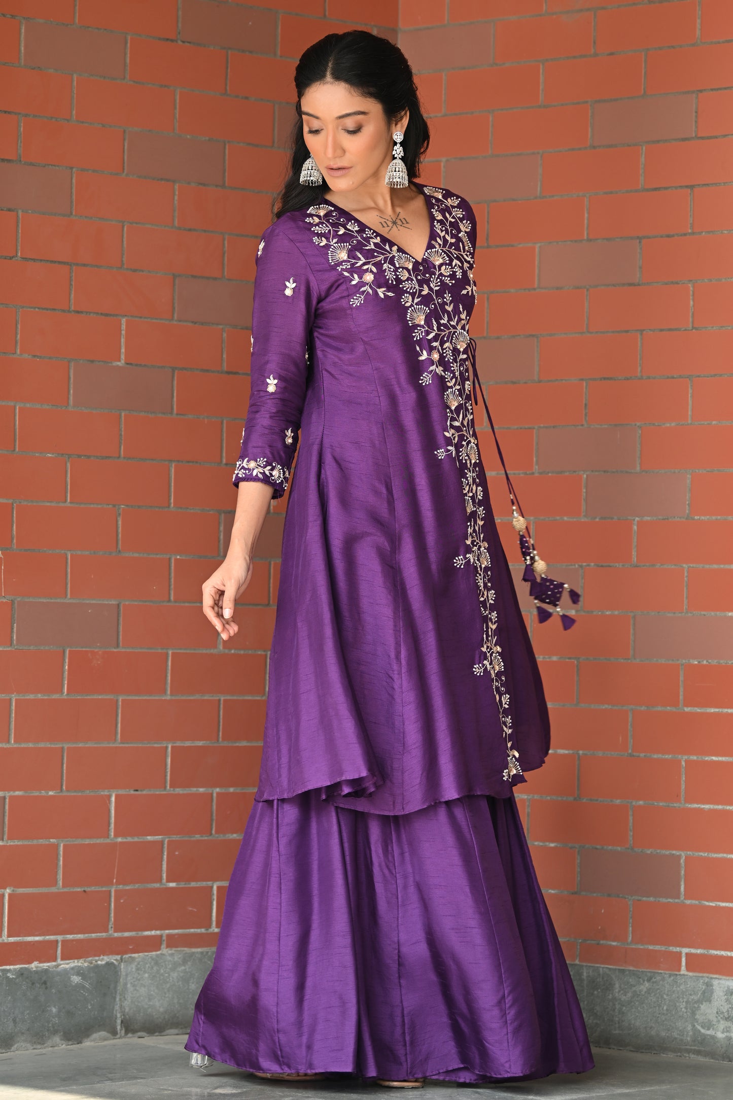 ANGRAKHA STYLE KURTA SET