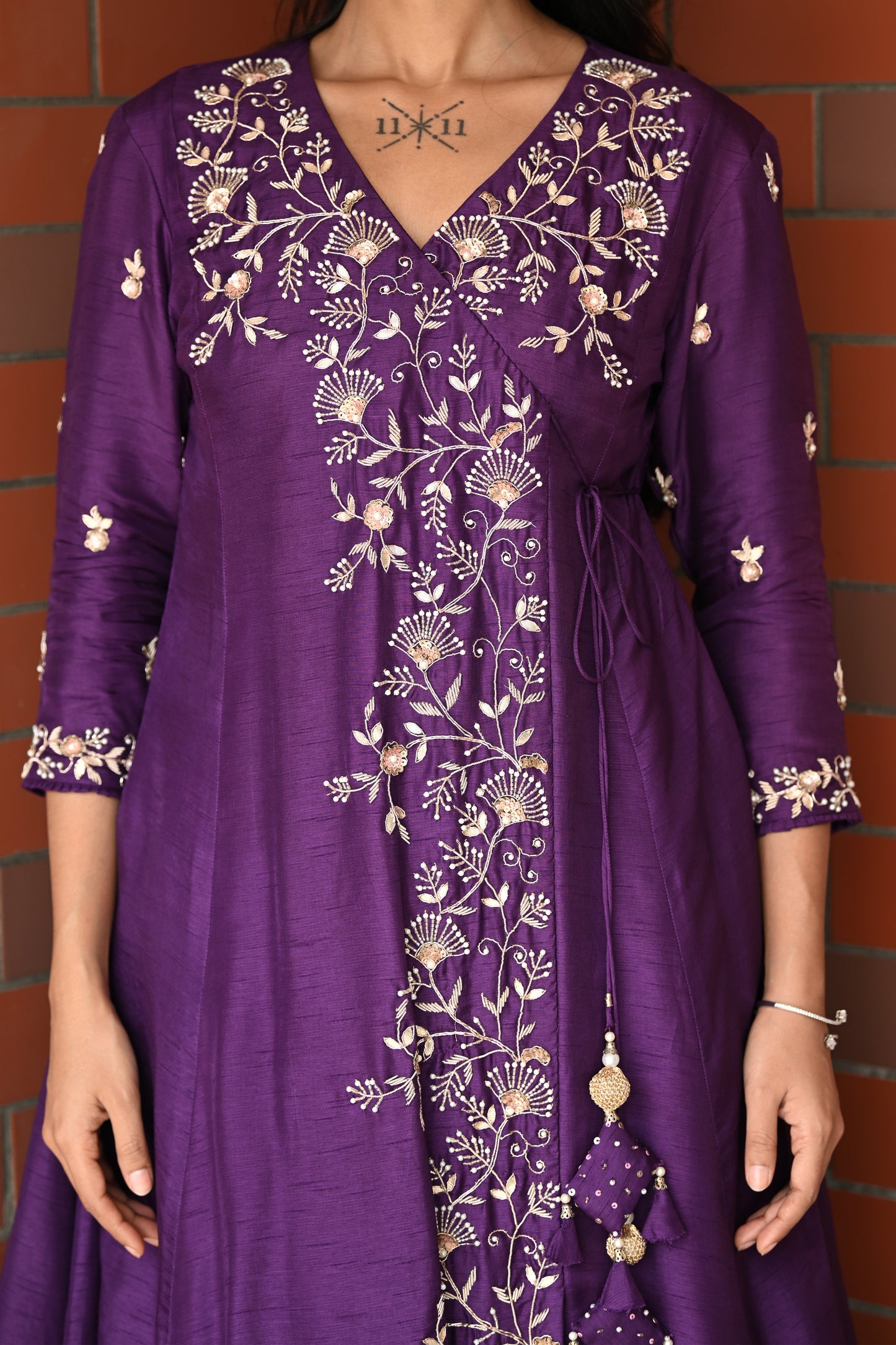 ANGRAKHA STYLE KURTA SET