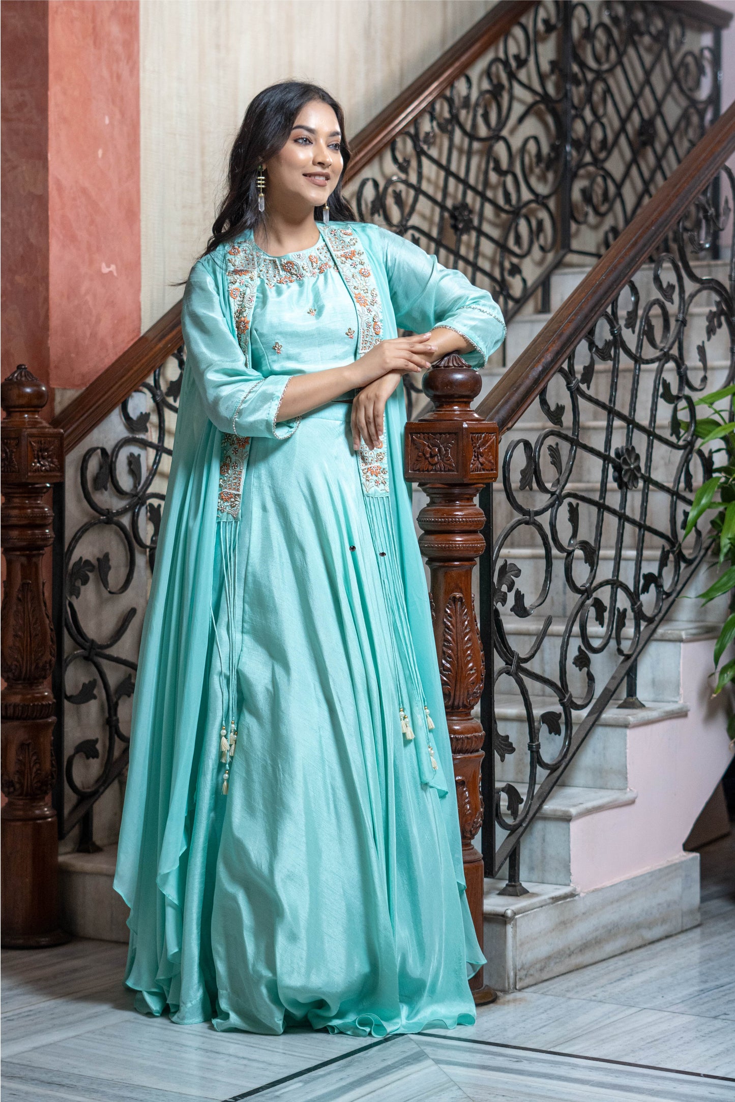LEHENGA WITH JACKET WITH BLOUSE