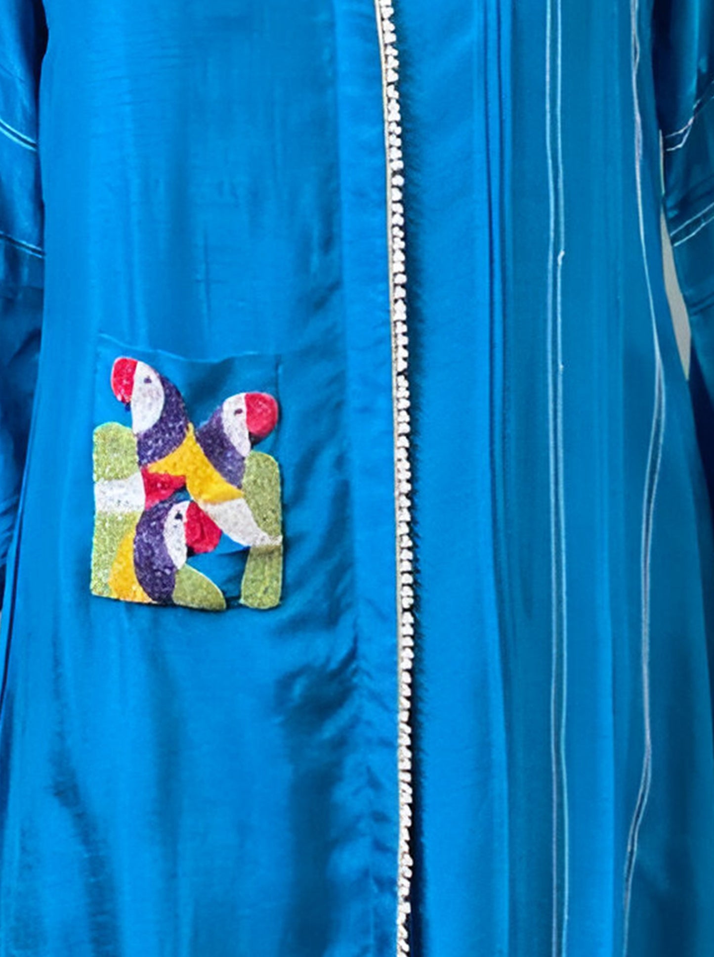 BLUE ALINE POCKET TUNIC