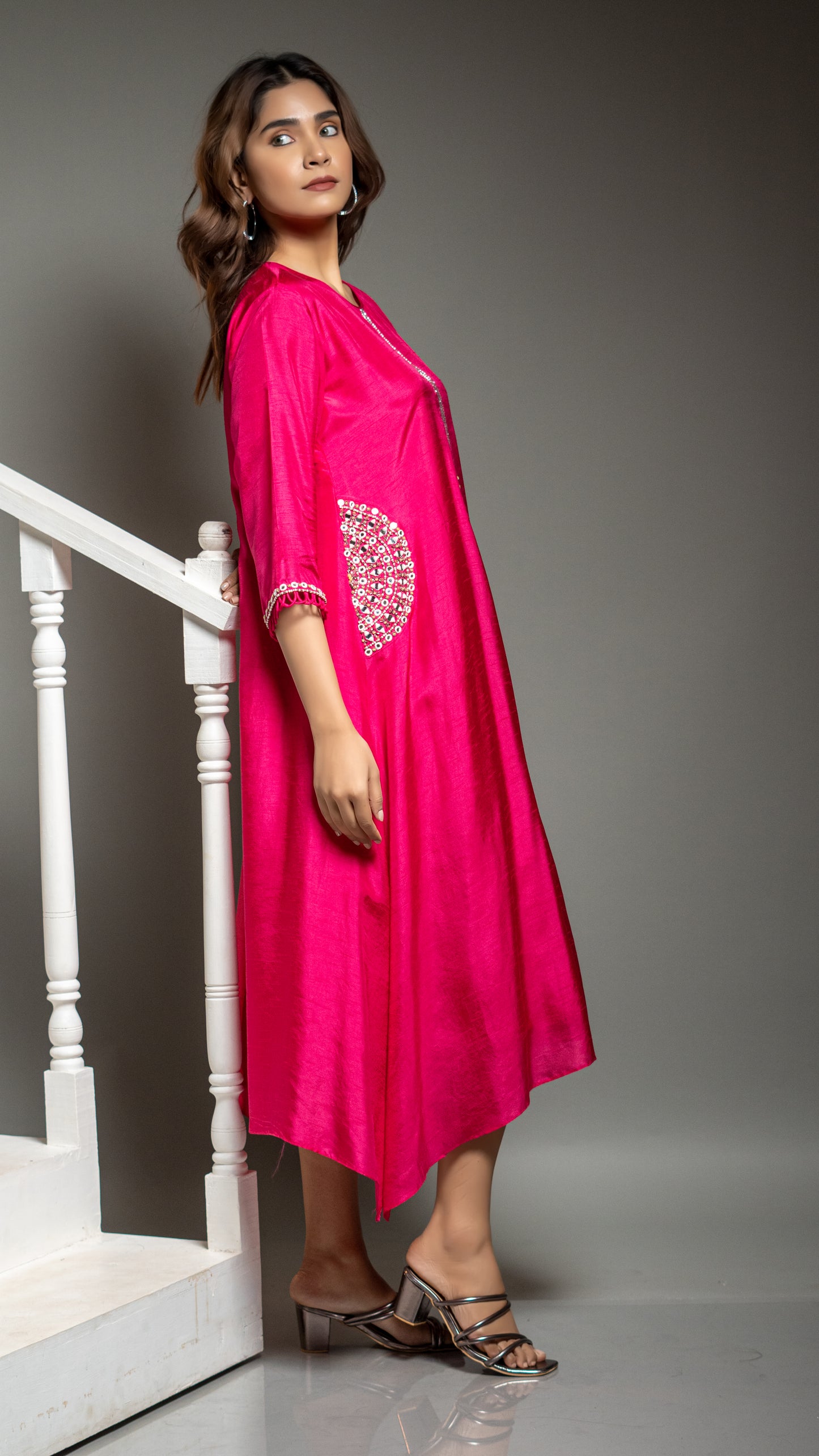 A LINE TAIL CUT KURTA