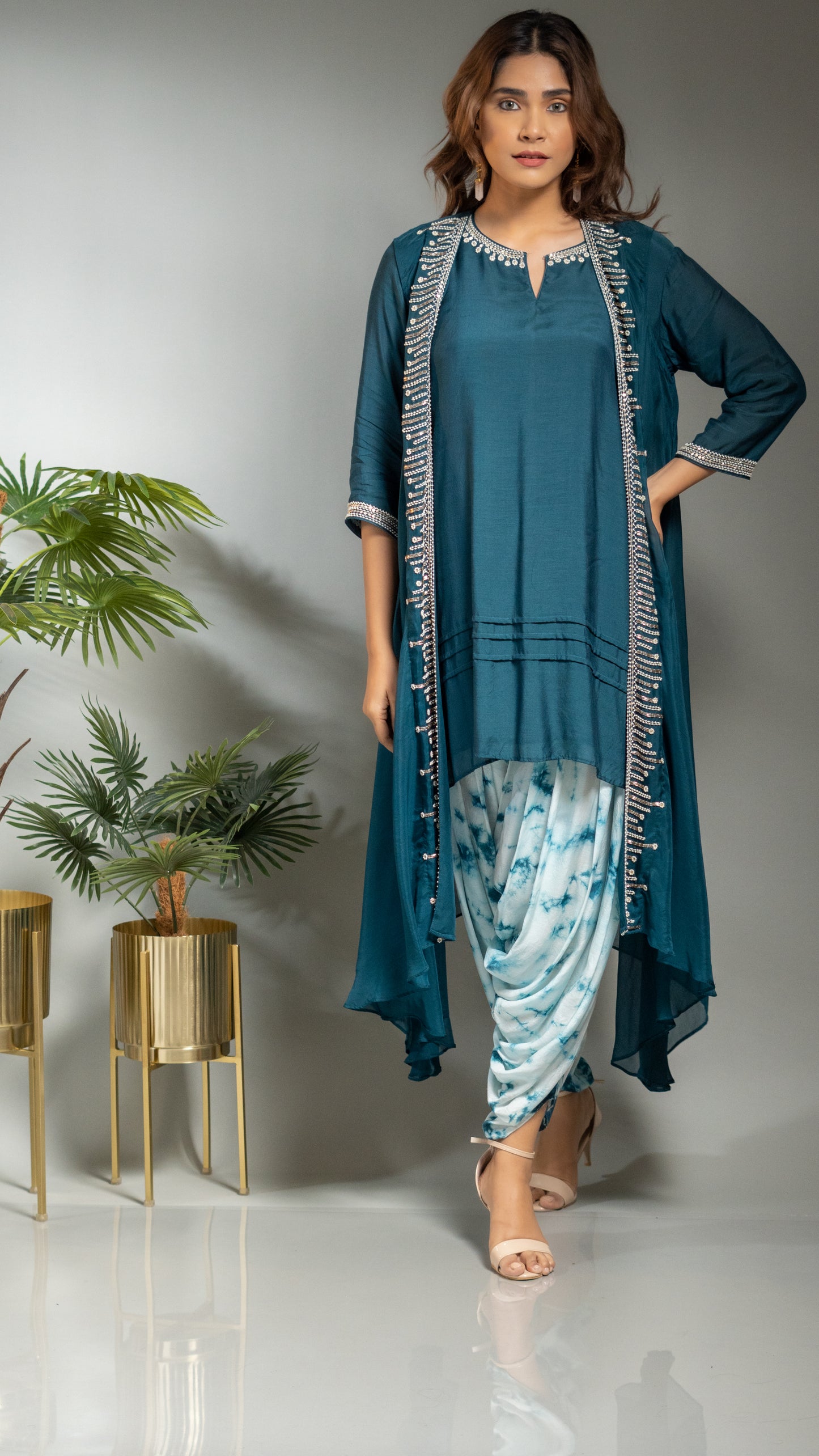 DHOTI SET WITH JACKET