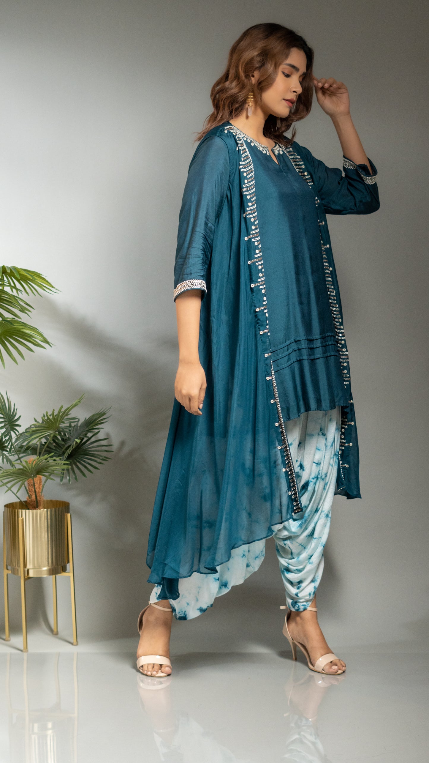 DHOTI SET WITH JACKET