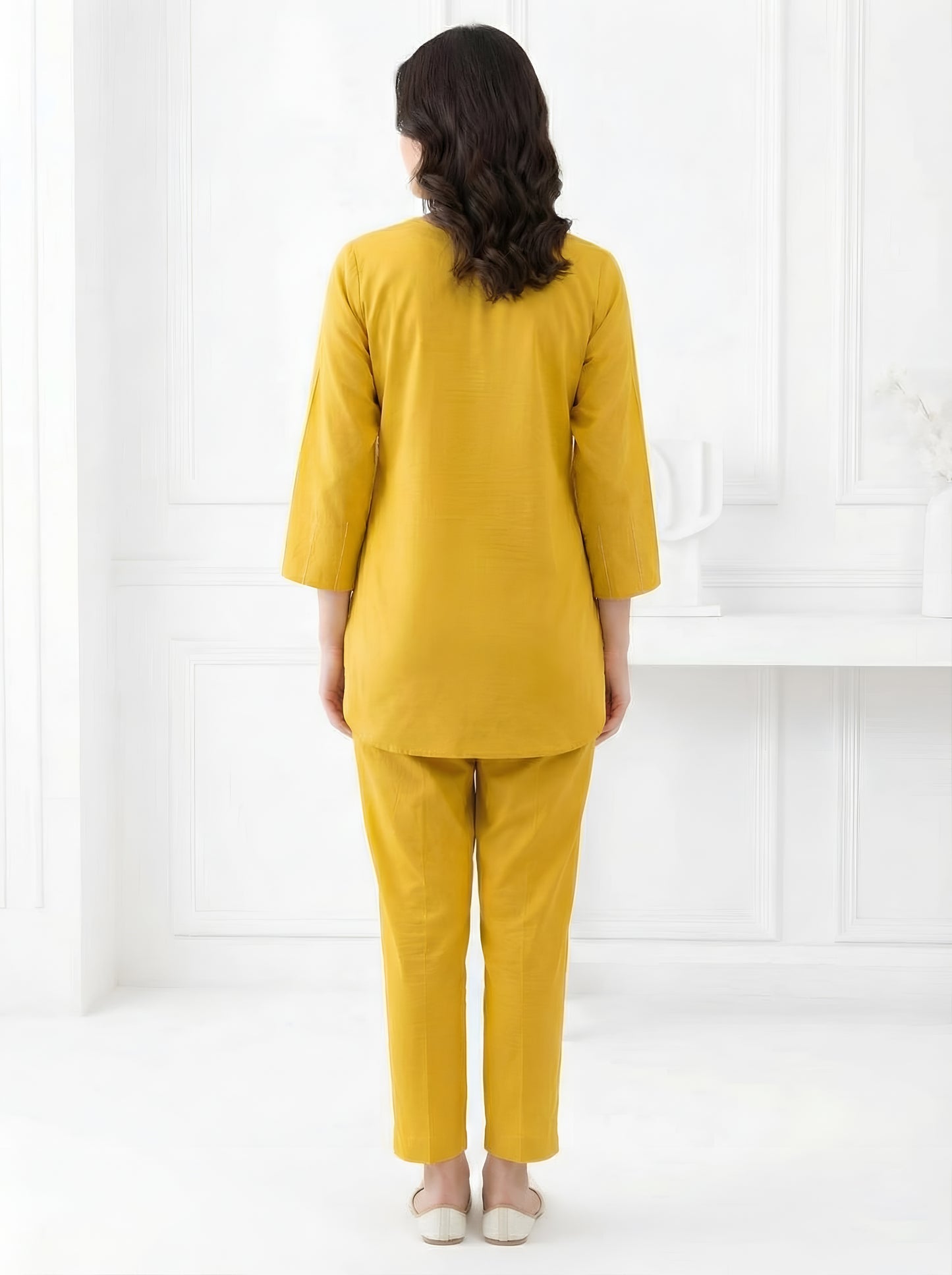YELLOW STYLISH CORDSETS