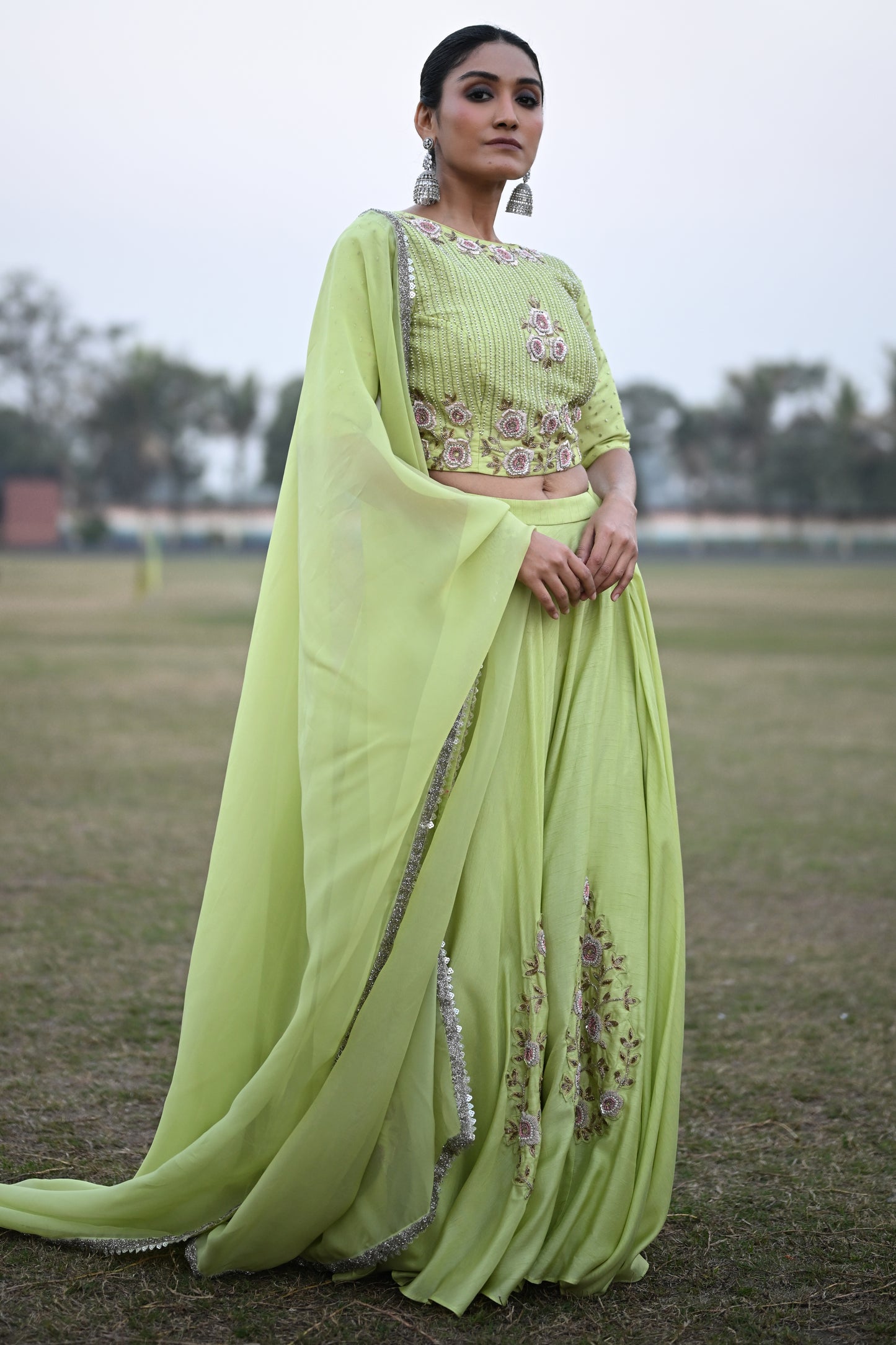 MINT GREEN LEHENGA SET