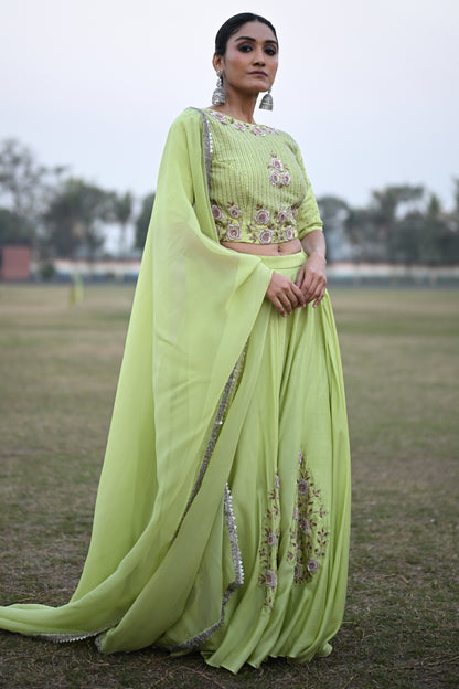 MINT GREEN LEHENGA SET