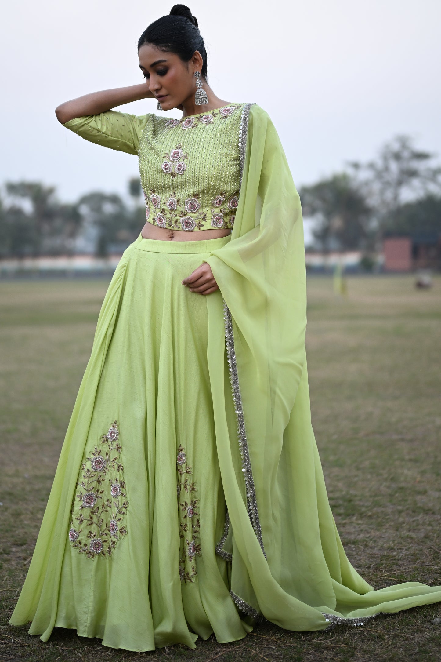 MINT GREEN LEHENGA SET