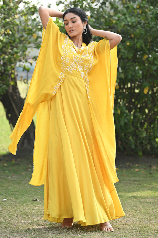 INDOWESTERN KAFTAN GOWN