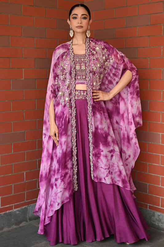 CAPE LEHENGA SET