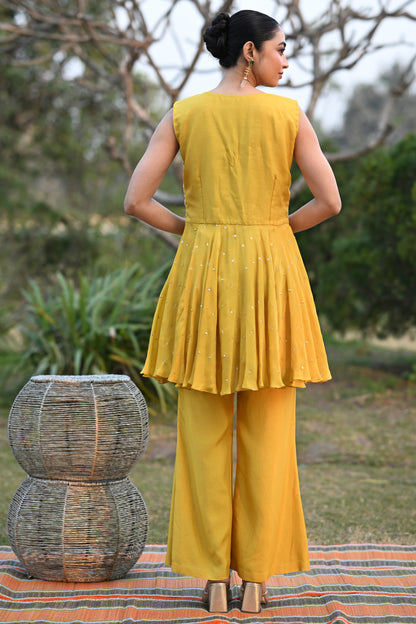 PEPLUM PANT SET