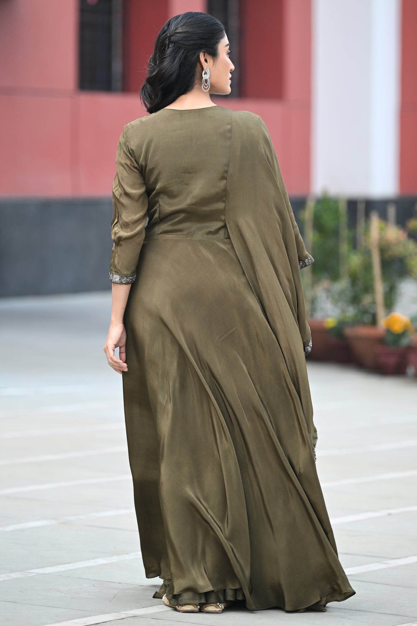 ONE SIDE KAFTAN GOWN