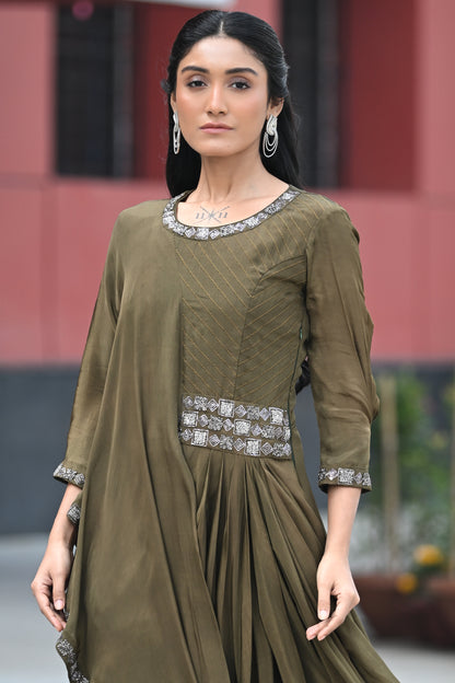 ONE SIDE KAFTAN GOWN