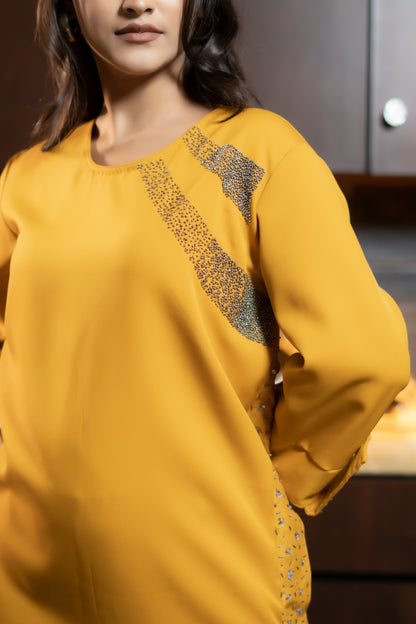 EMBROIDED WESTERN DRESS