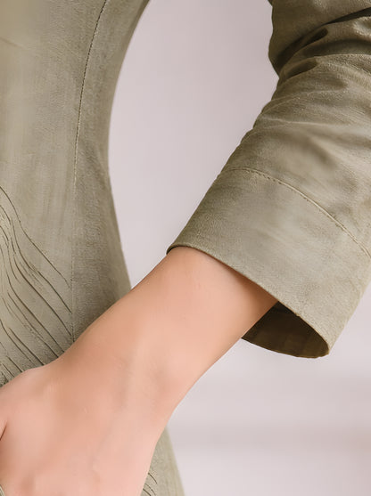 LIGHT GREEN PINTUC TUNIC