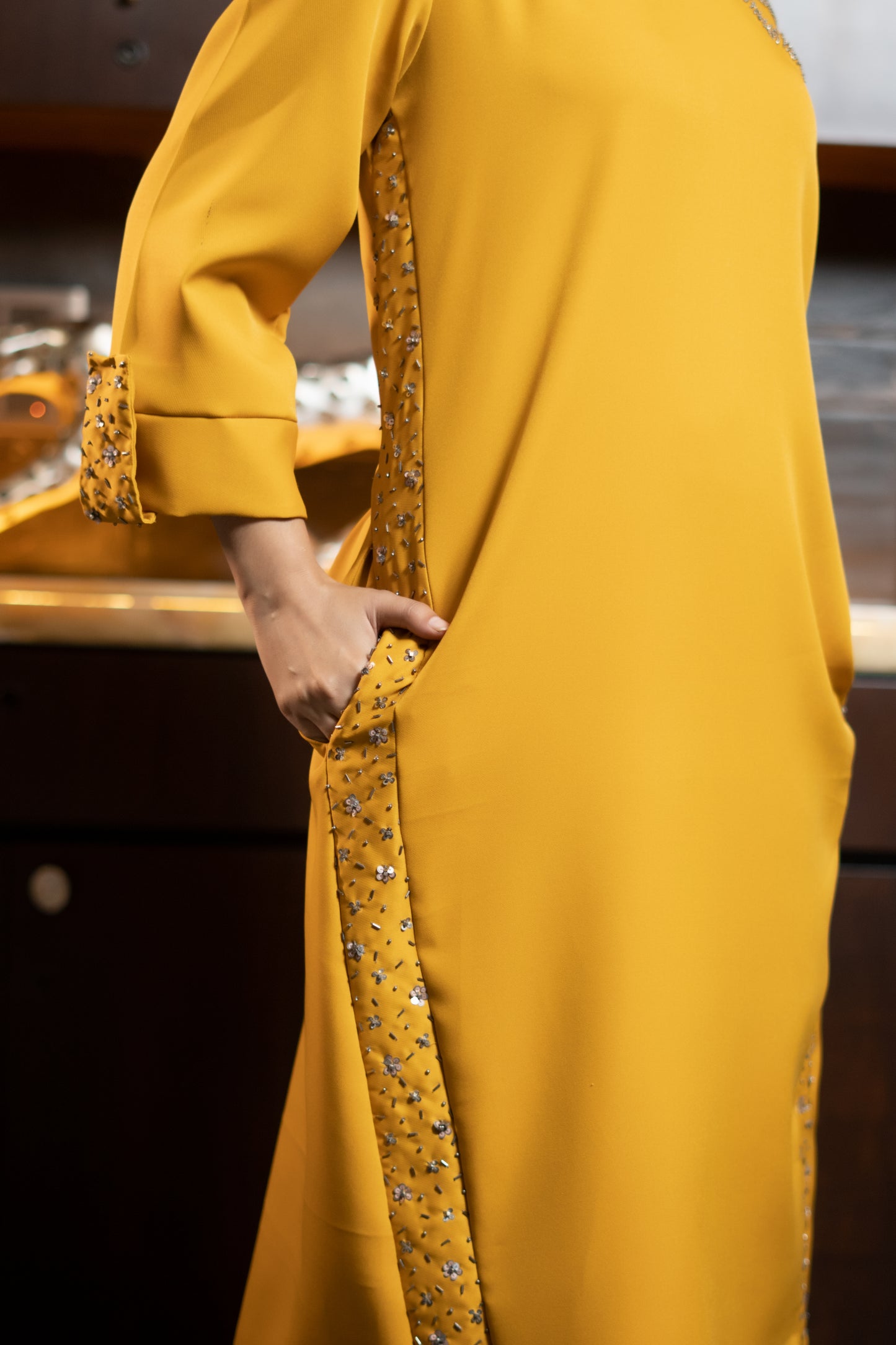 EMBROIDED WESTERN DRESS