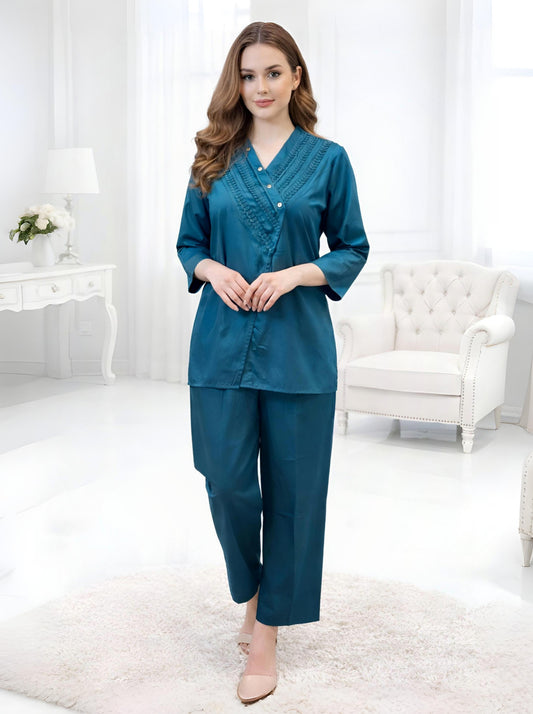 TEEL BLUE PERFECTION POPLIN CORDET