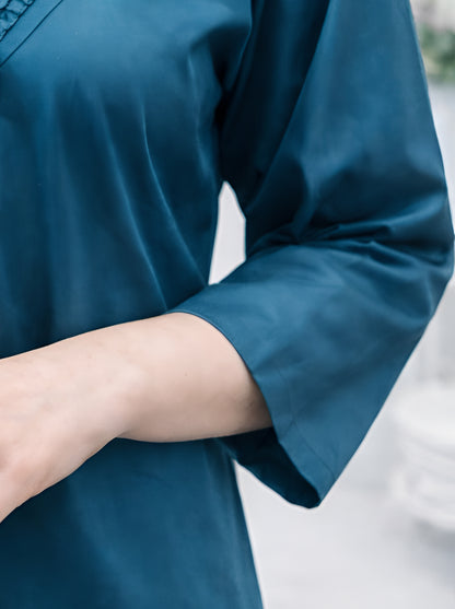 TEEL BLUE PERFECTION POPLIN CORDET