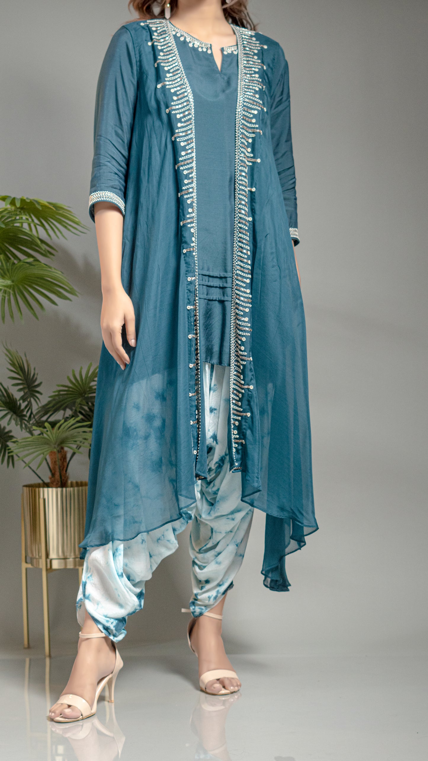 DHOTI SET WITH  JACKET