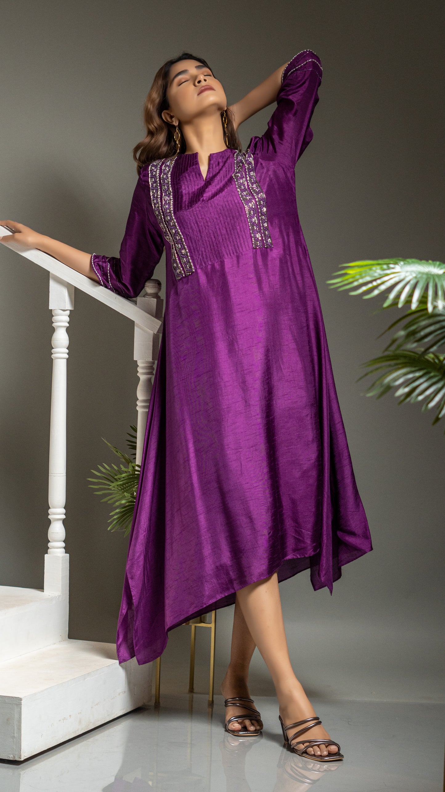 A LINE TAIL CUT KURTA