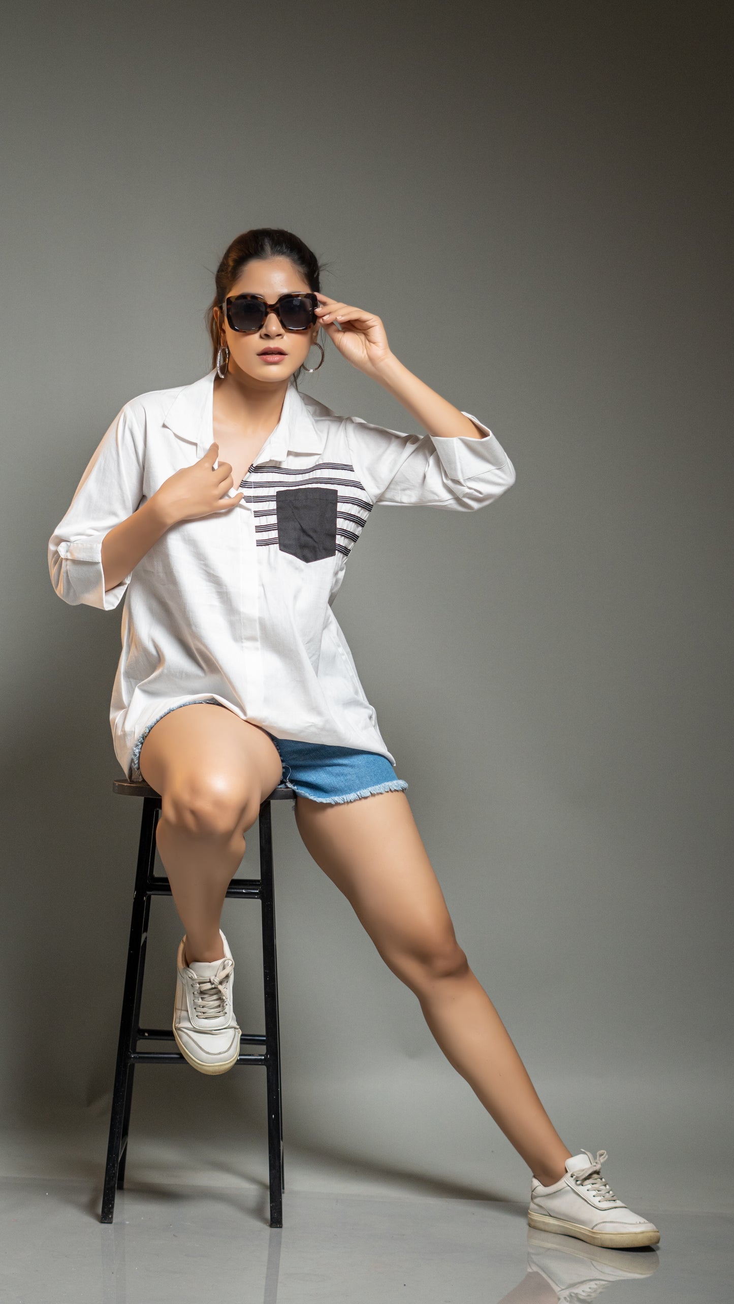 WHITE COTTON SHIRT