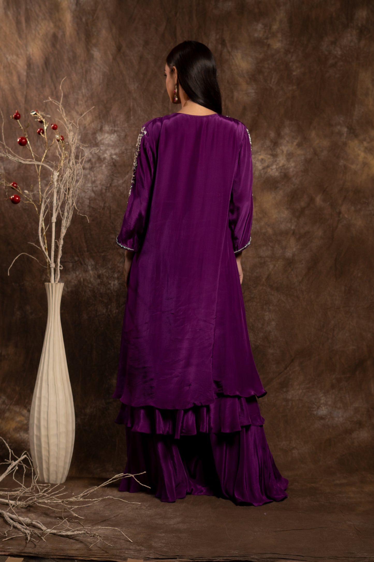 DOUBLE LAYRED SHARARA SET
