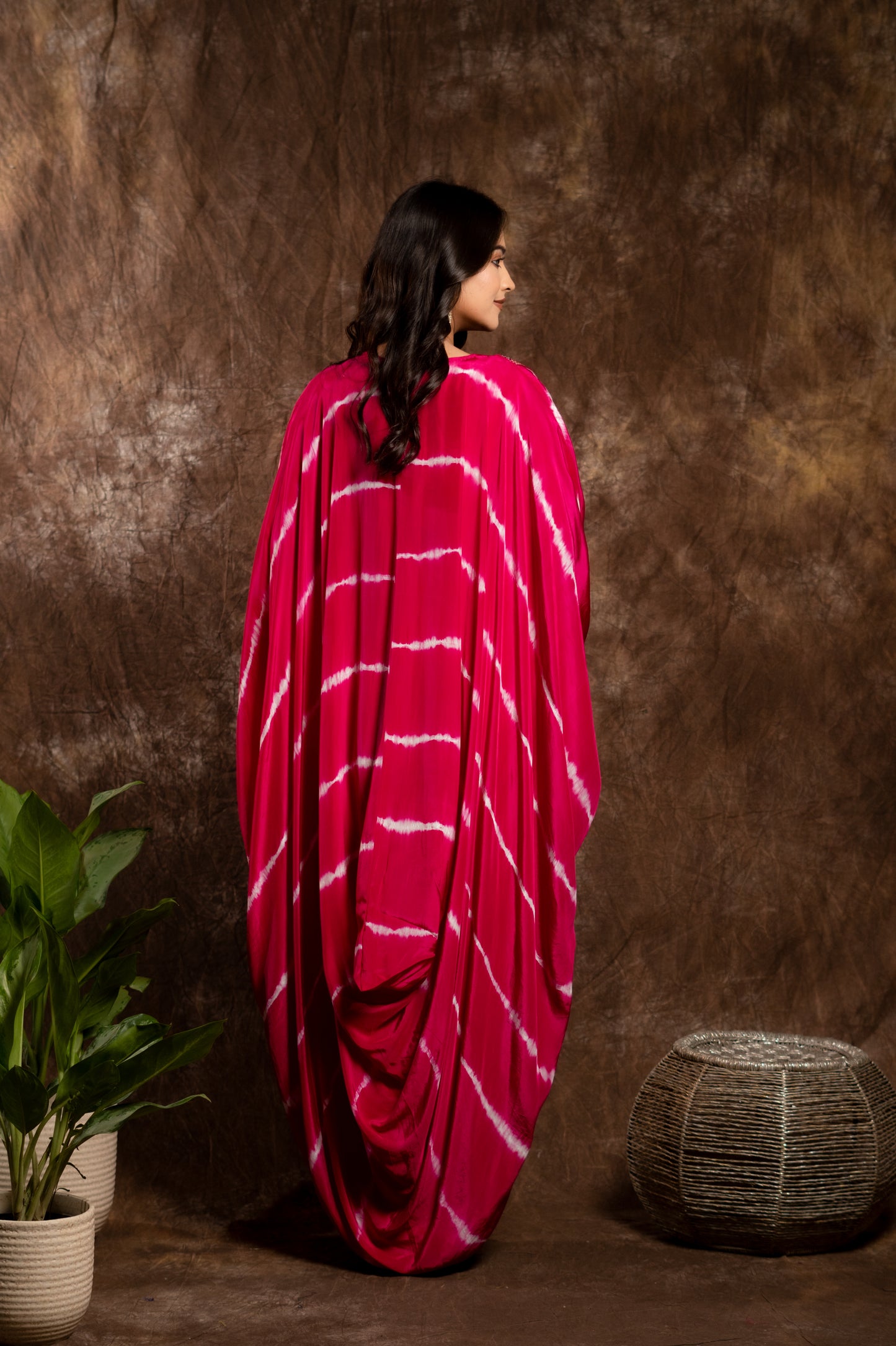 LEHARIYA JACKET WITH DRAPED INNER