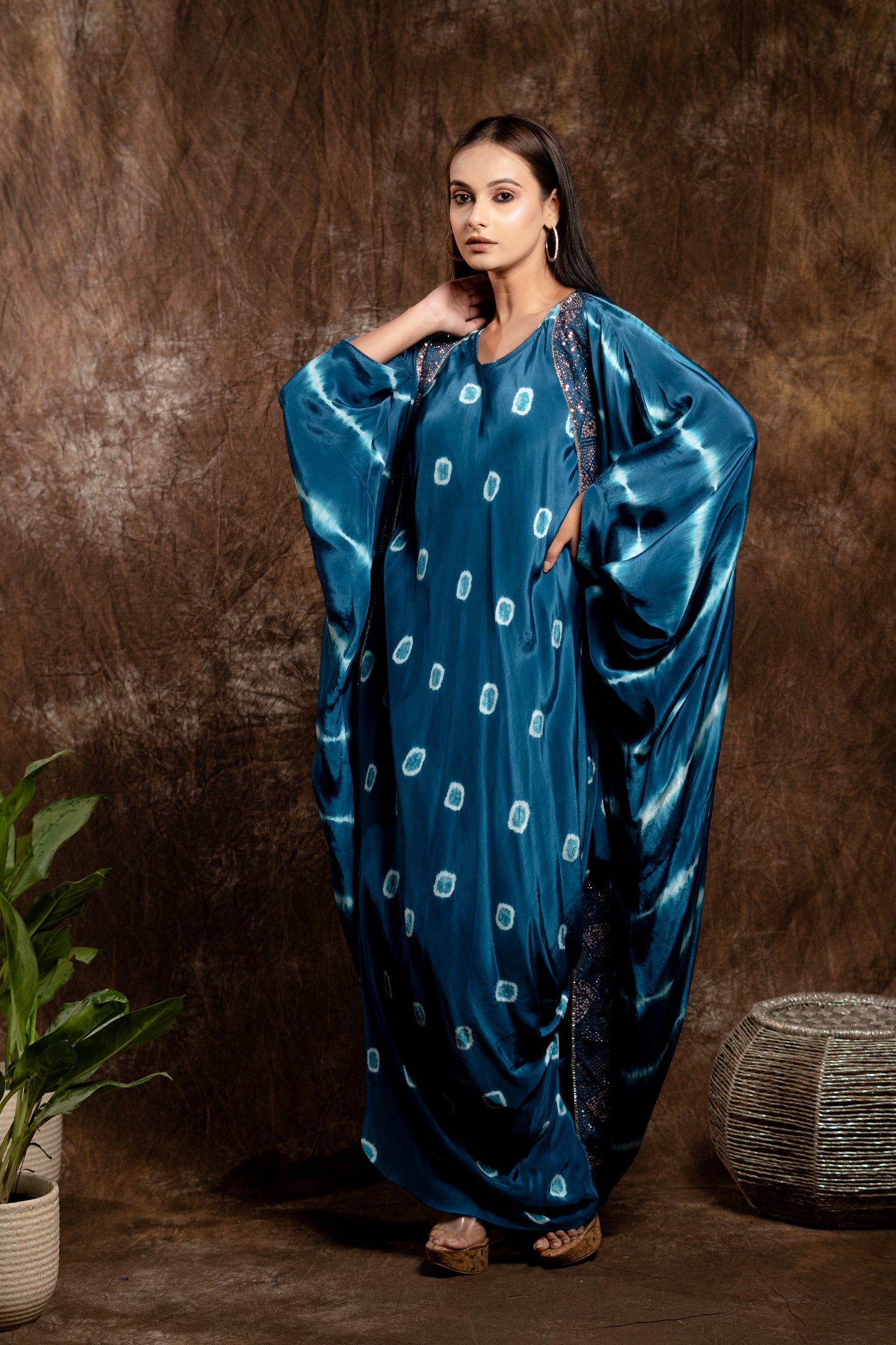 LEHARIYA JACKET WITH DRAPED INNER