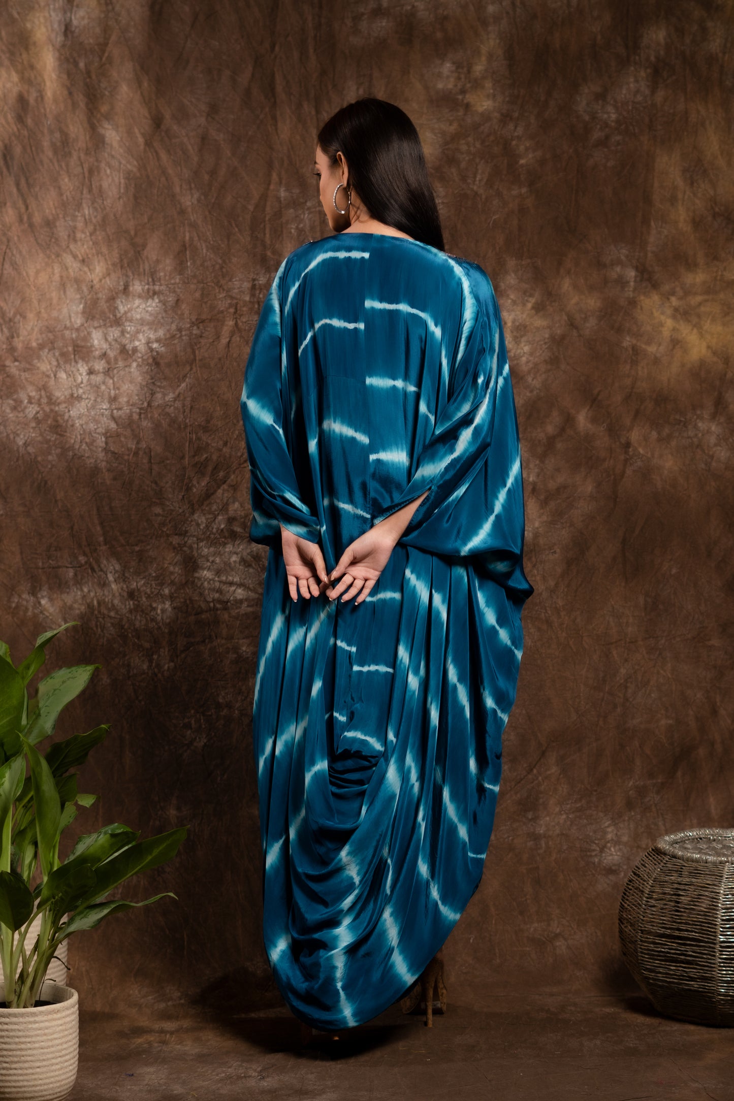 LEHARIYA JACKET WITH DRAPED INNER