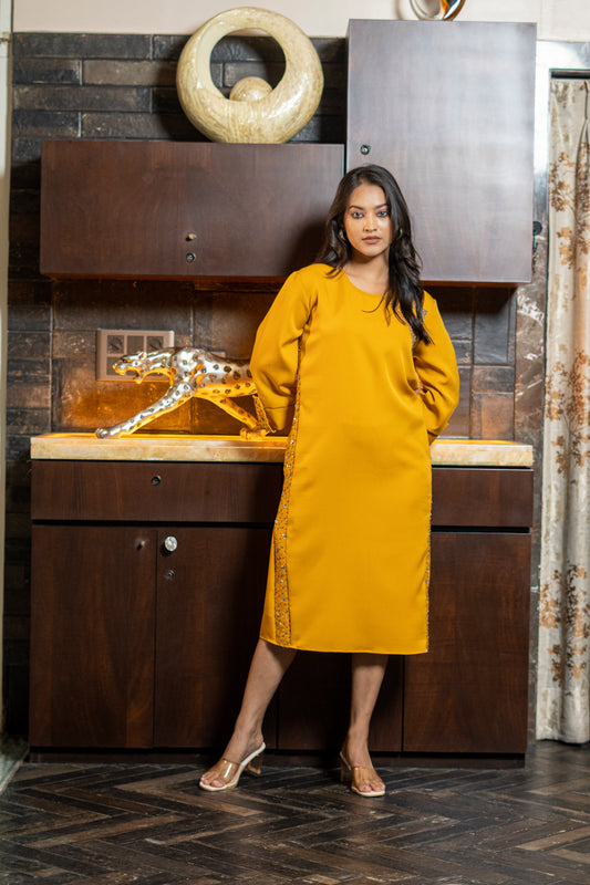 EMBROIDED WESTERN DRESS
