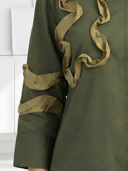 GREEN FRILL POPLIN CORDSETS