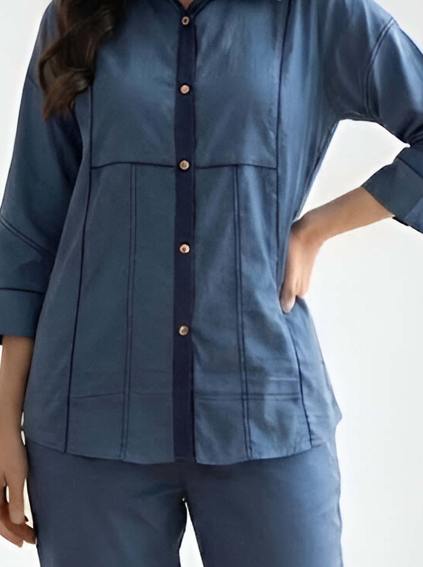BLUE PERFECTION POPLIN CORDSET