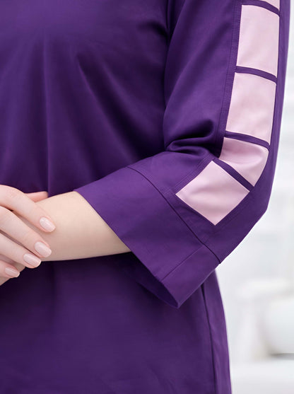 PURPLE GLAMAROUS POPLIN CORDSETS