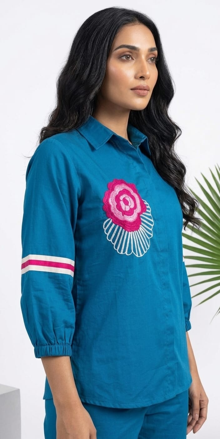 BLUE  CO-ORD SET