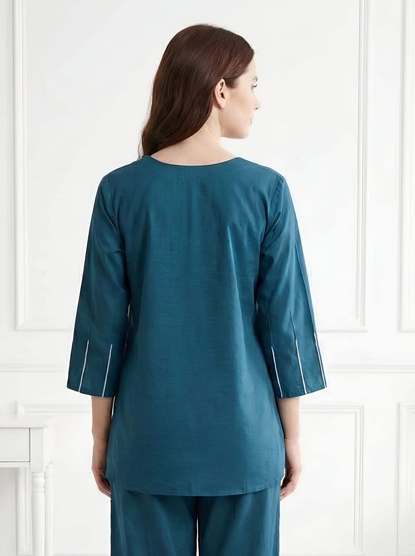 TEEL BLUE STYLISH CORDSETS