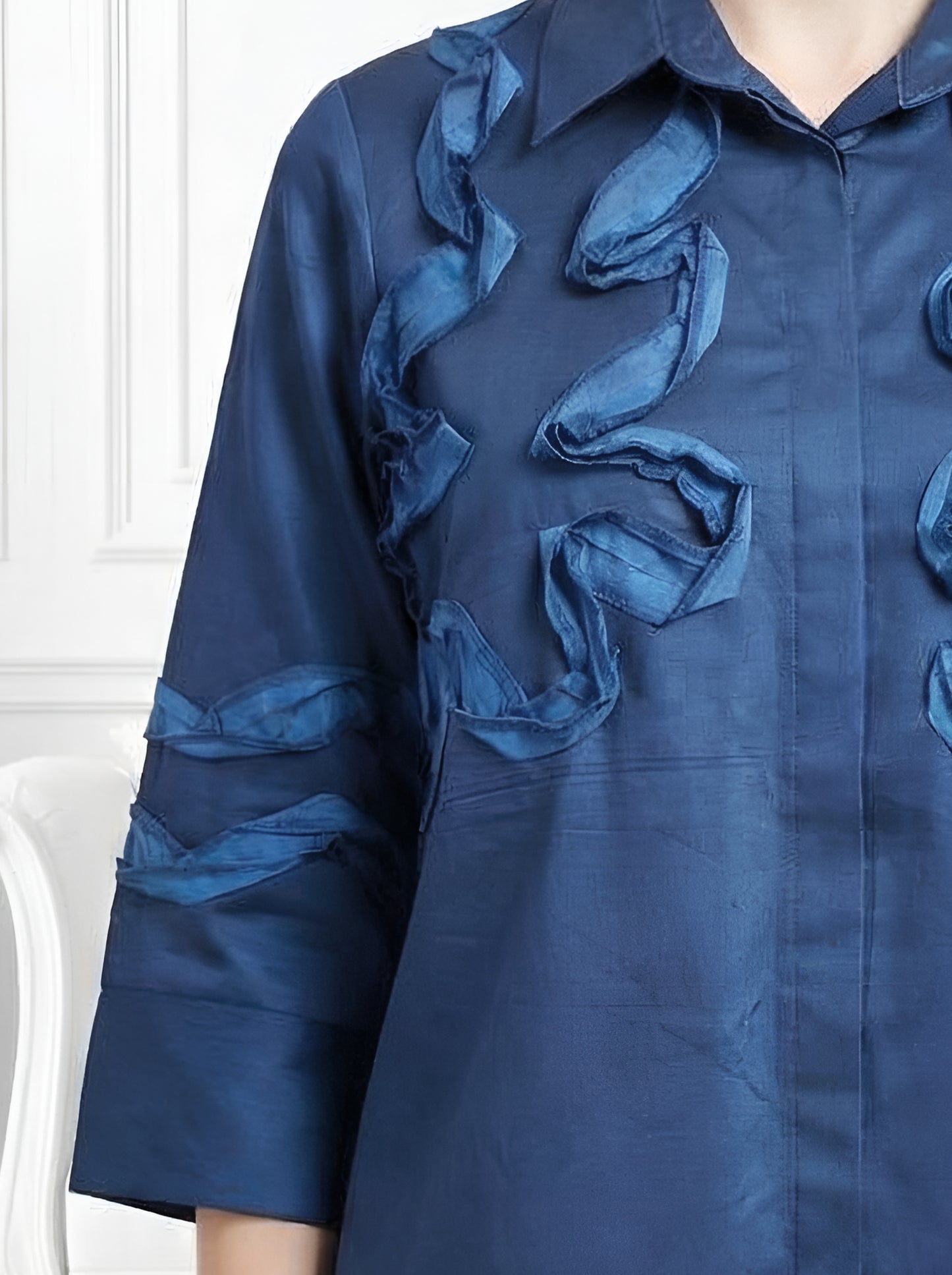BLUE FRILL POPLIN CORDSETS