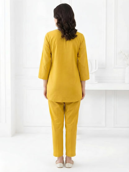 YELLOW STYLISH CORDSETS